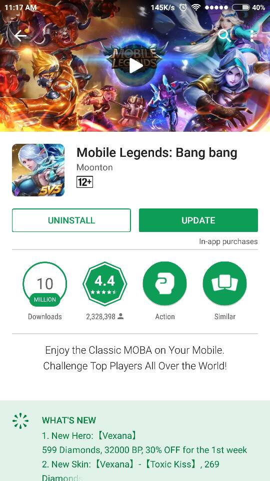Liputangame - Playstore Mobile Legends